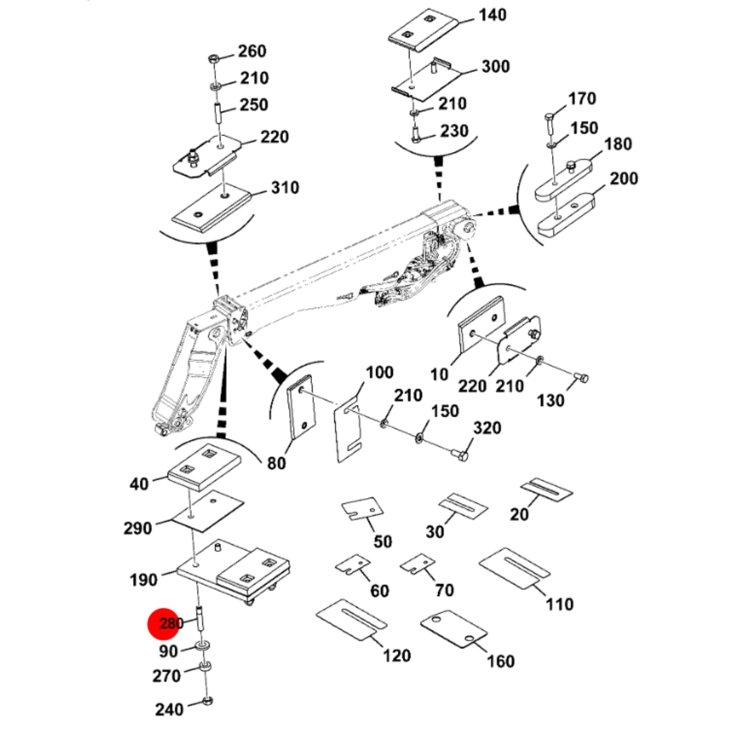 JCB Śruba Koparka Ładowarka Części 401/Z1333 Oryginał