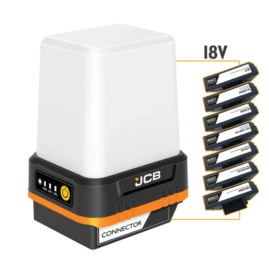 JCB Lampa 1600 lm zasilana akumulatorem elektronarzędzia