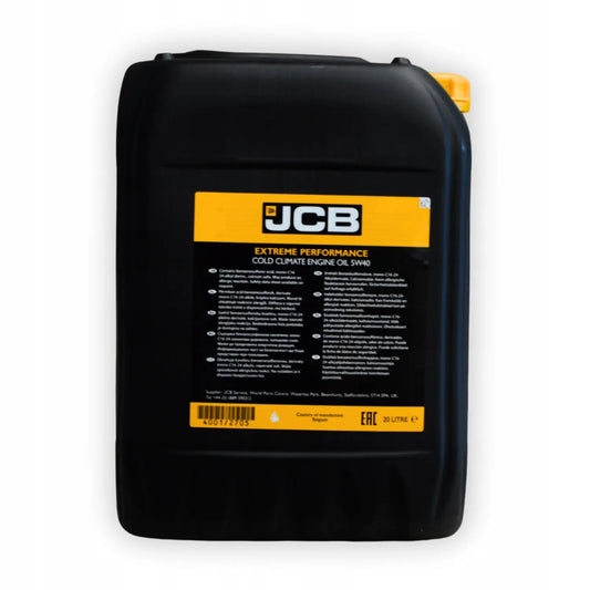 JCB Olej Silnikowy Cold Climate Ep 5W40 - 20 L Koparka 4001/2705E Oryginał