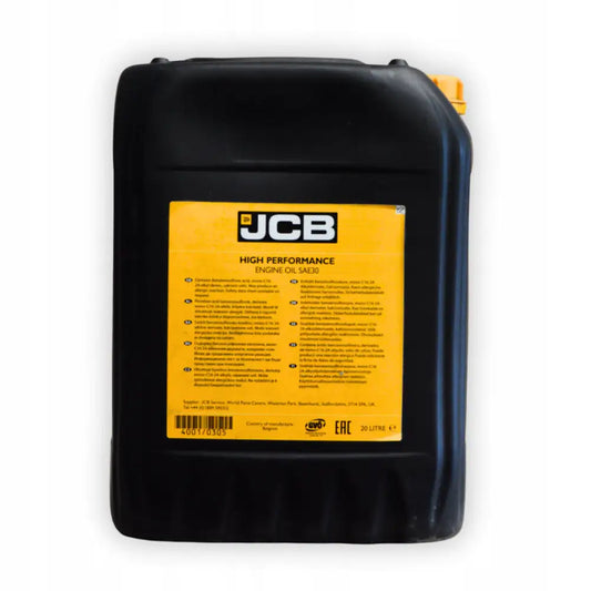 JCB Olej Silnikowy Hp Sae30 - 20 L Koparka Ładowarka 4001/0305E Oryginał