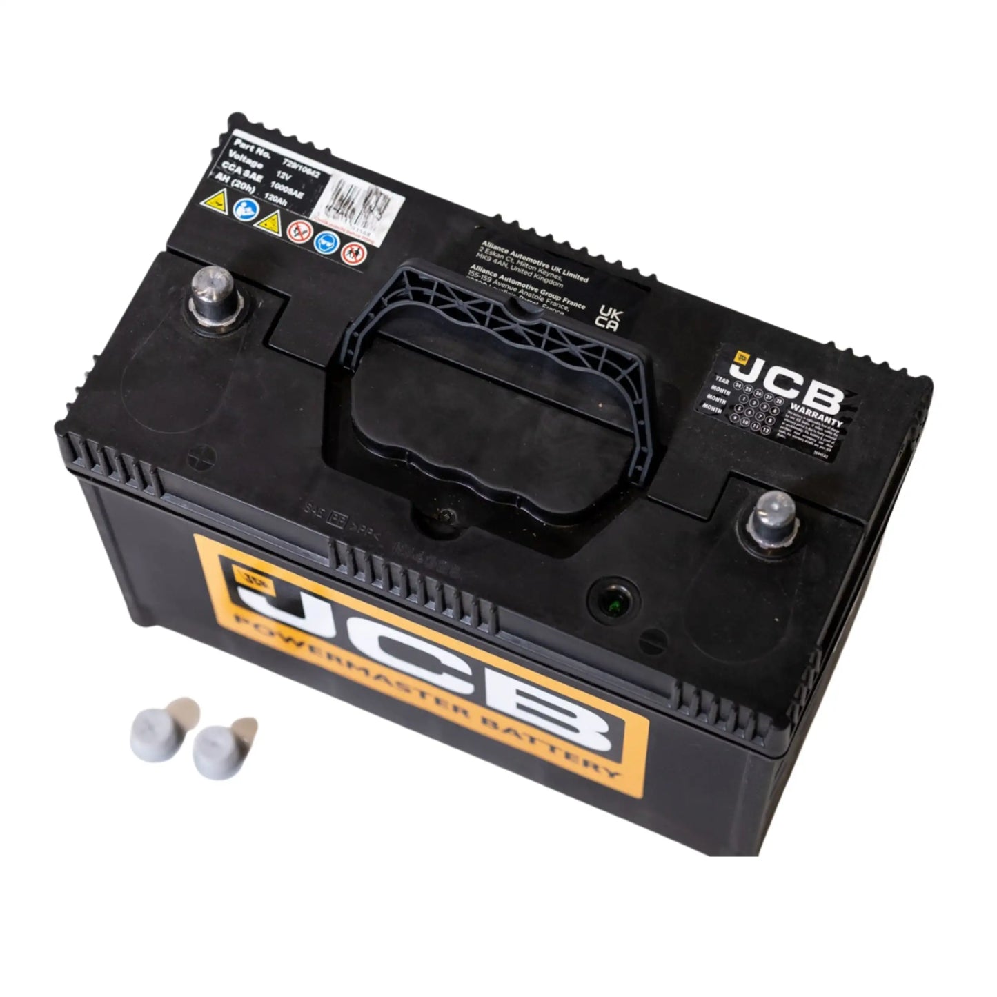 Akumulator mokry 12v 120ah 1000a EN koparka – oryginalna część JCB | Interhandler Kielce