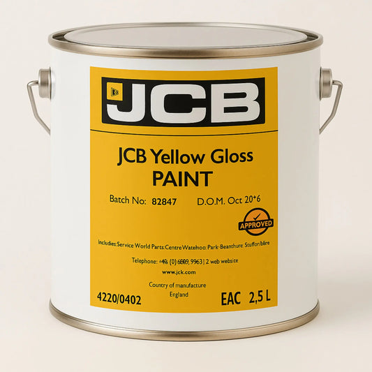 JCB Farba Żółta 2,5 L. Koparka Ładowarka 3CX 4CX 4220/0402 Oryginał