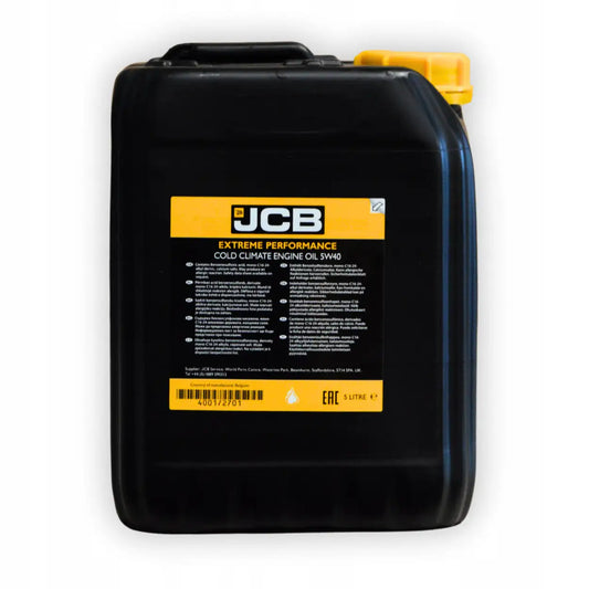 JCB Olej Silnikowy Cold Climate Ep 5W40 - 5 L Koparka 4001/2701E Oryginał