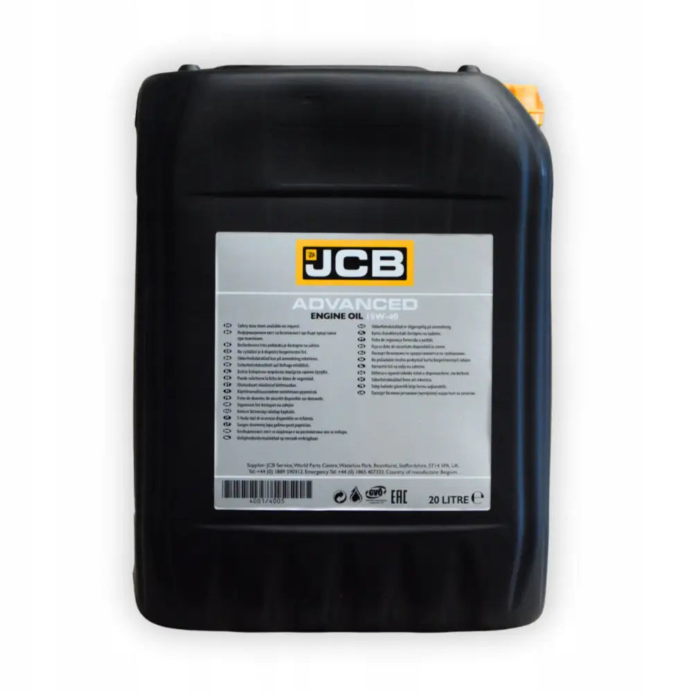 Olej silnikowy advanced engine oil – oryginalna część JCB | Interhandler Rzeszów