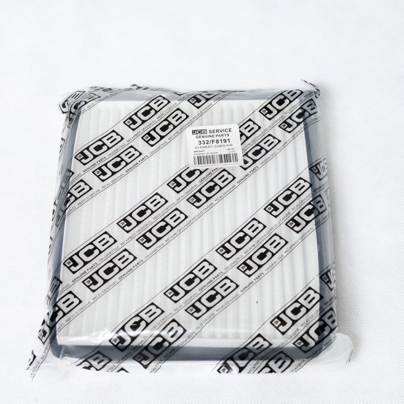 Filtr klimatyzacji kabiny, JCB (332/F8191)