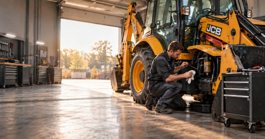 Skrzynia biegów JCB 3CX i 4CX - objawy usterek, olej i dobór części