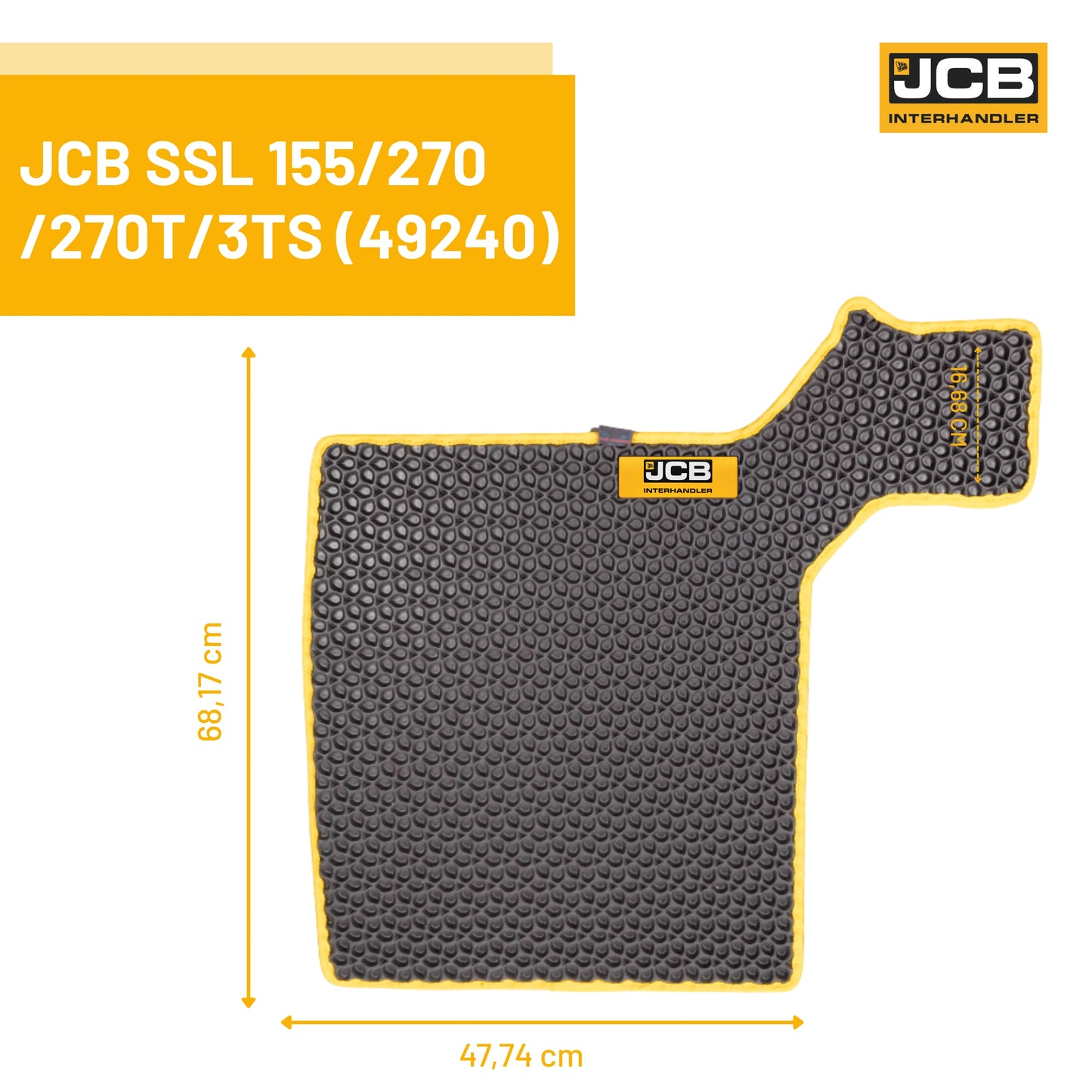 Dywanik eva 3d ładowarka ssl 155 270 270t 3ts – oryginalna część JCB | Interhandler Poznań