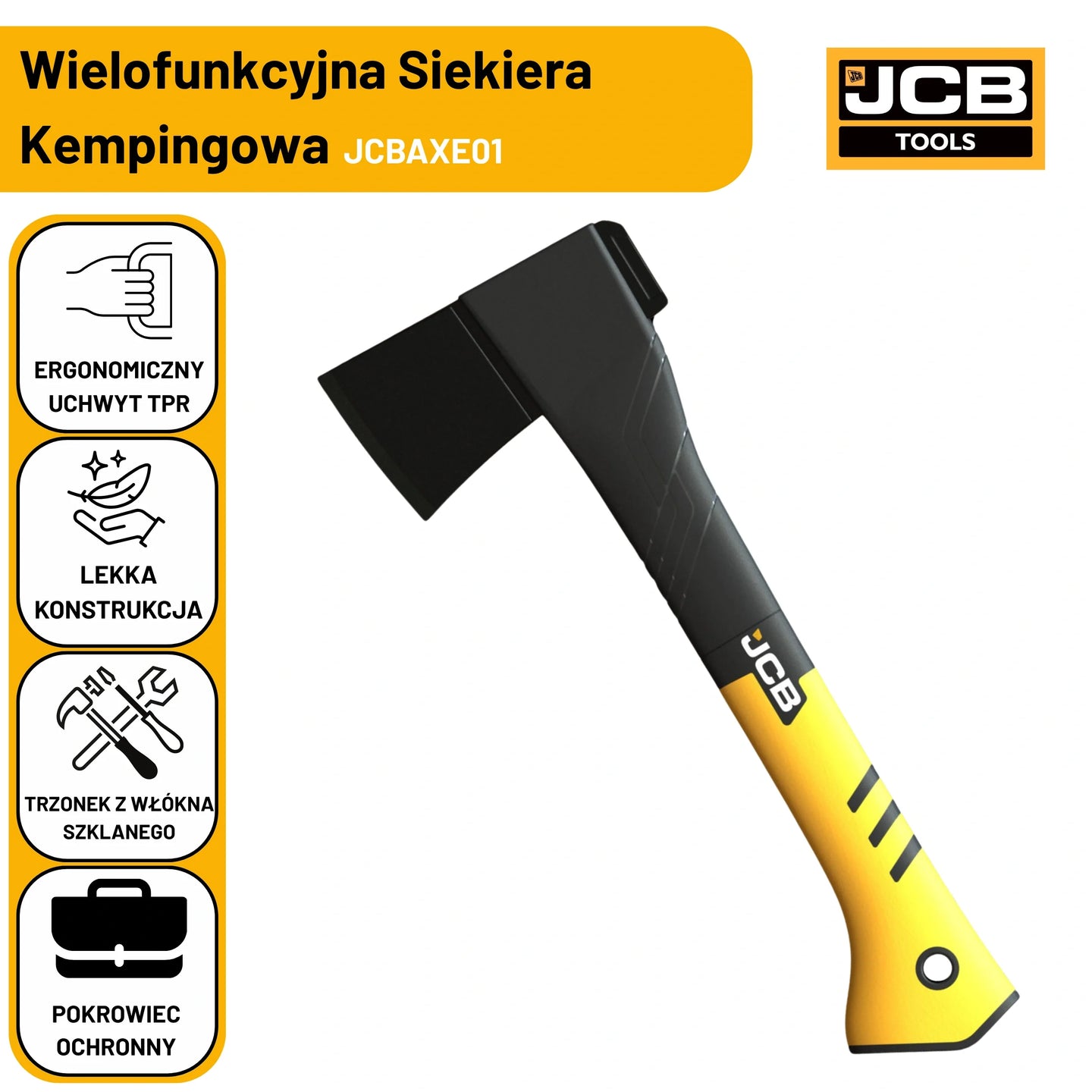 Siekiera do drewna JCB 320mm – siekiera do łupania