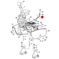 JCB Nakrętka M4 Koparka Ładowarka Części Zamienne 1370/9401D Oryginał