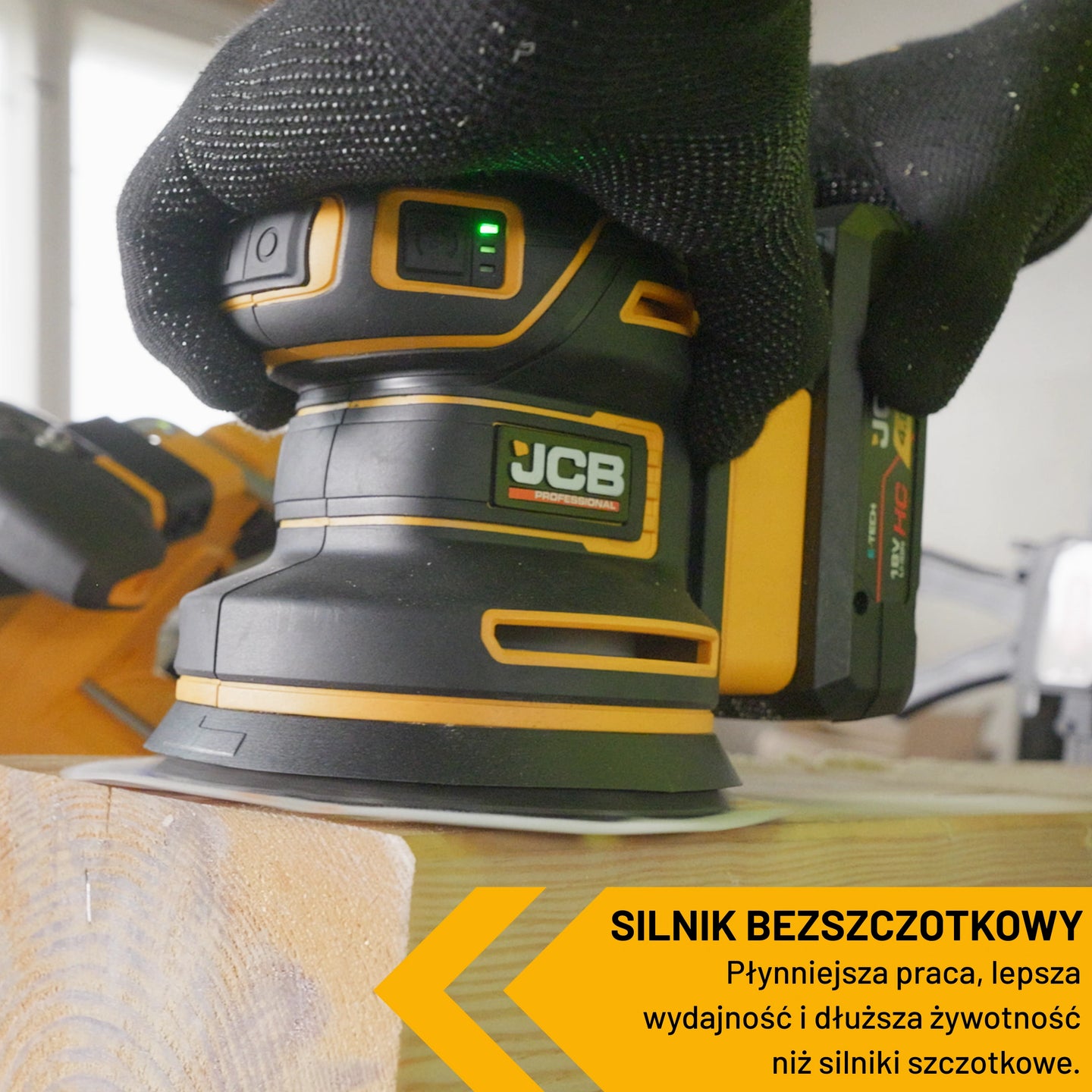 Szlifierka kątowa akumulatorowa JCB 18V (JCB-18POS-125)