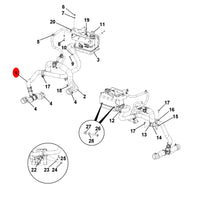 JCB Wąż Hydrauliczny Koparka Ładowarka 332/F8547 Oryginał