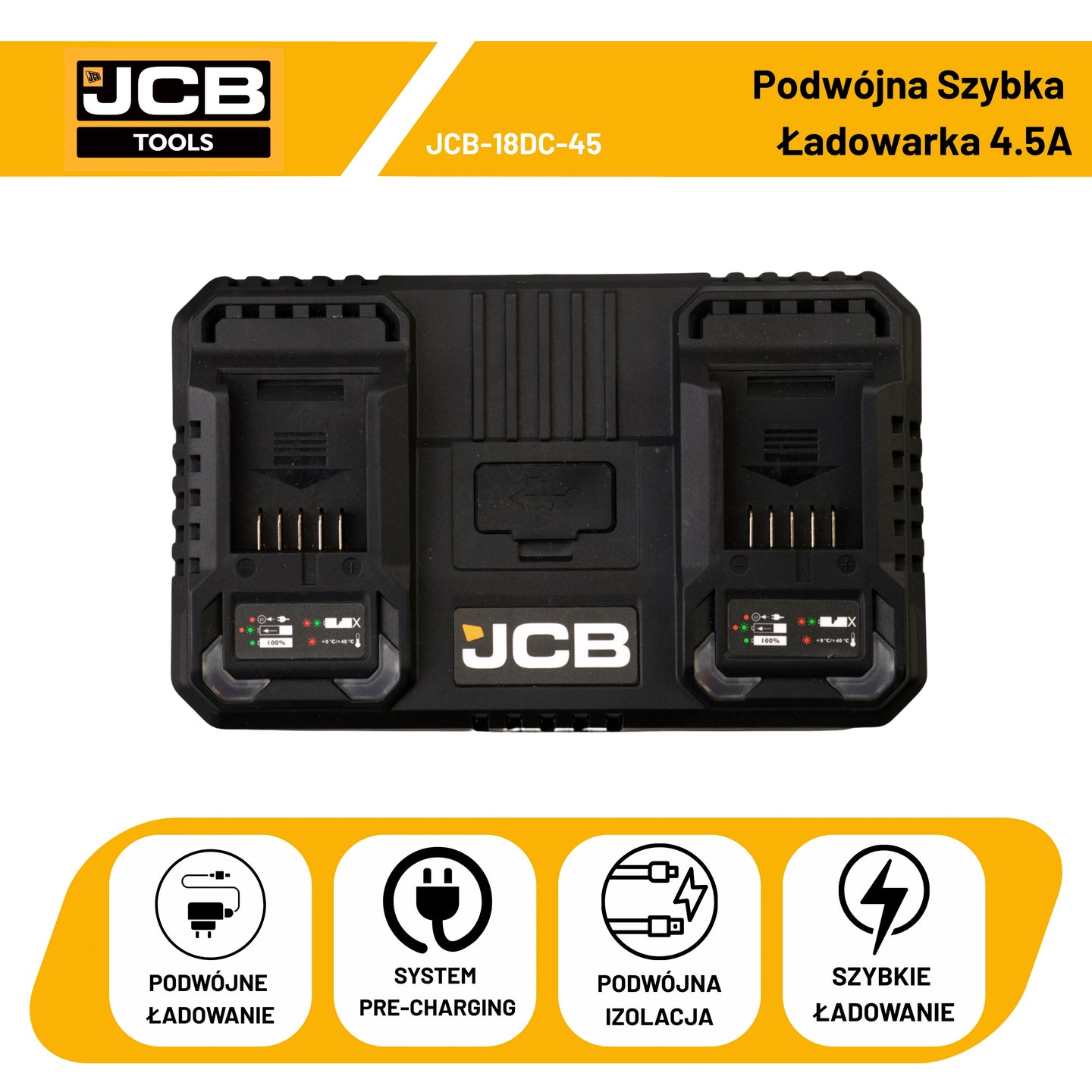 Akumulator JCB 18V Li-Ion 18V (JCB-18DC-45)