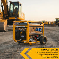 Agregat prądotwórczy JCB 7,9 kW – z AVR do domu i na budowę