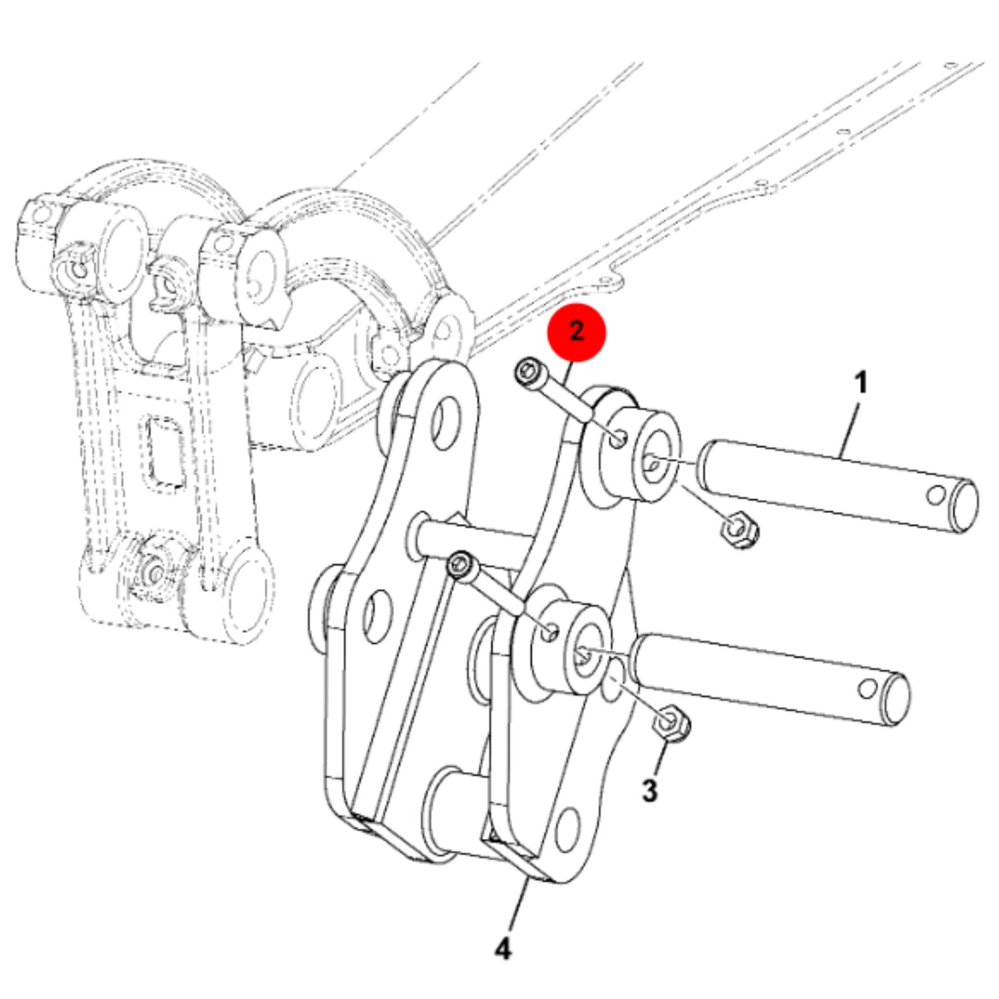 JCB Śruba Koparka Ładowarka Części Zamienne 1391/3415D Oryginał