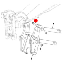 JCB Śruba Koparka Ładowarka Części Zamienne 1391/3415D Oryginał