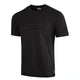 Koszulka robocza JCB T-shirt czarna z wypukłym logo JCB Workwear 3D, widok z przodu