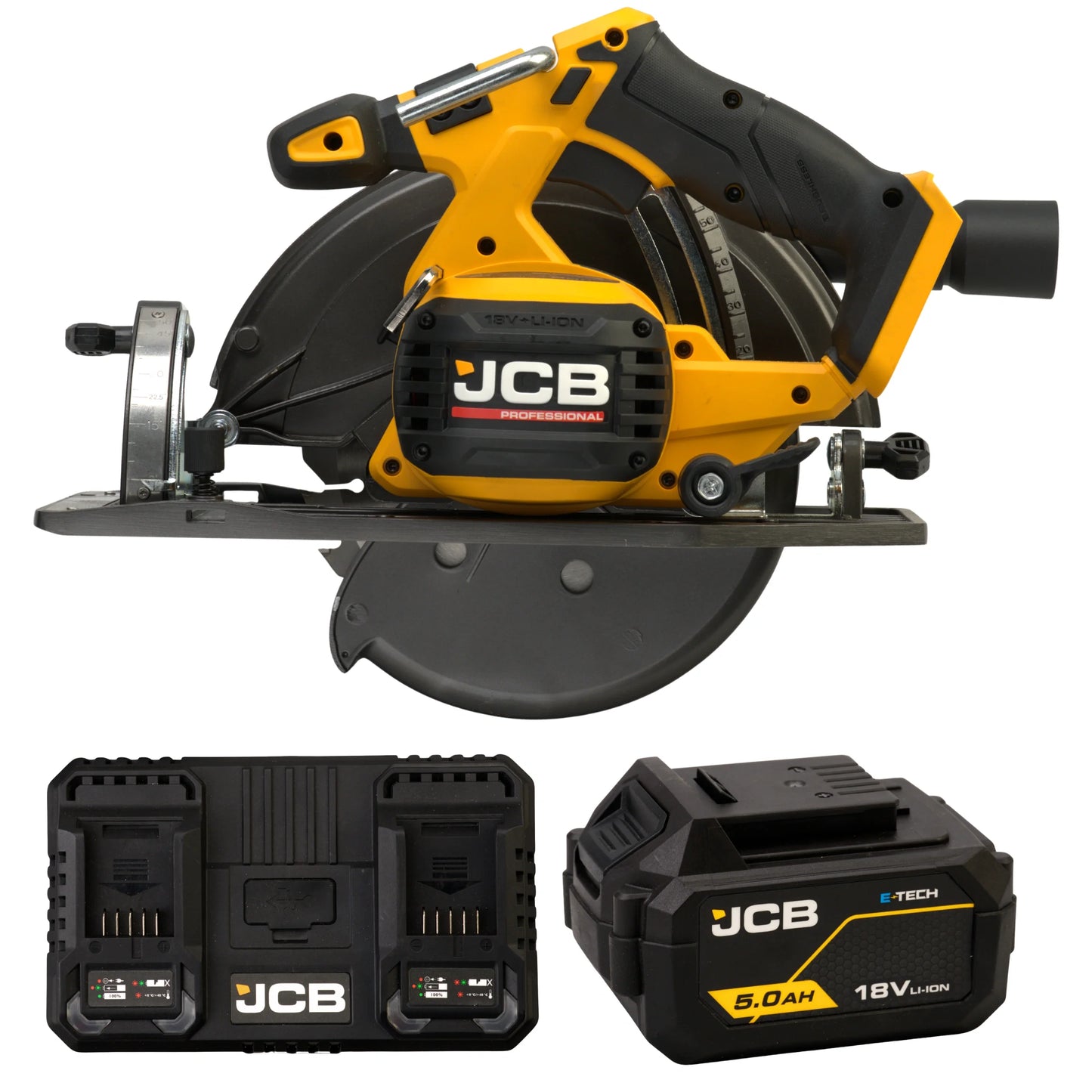 Pilarka akumulatorowa JCB 18PCS-185 185 mm – pila tarczowa, prezentacja produktu