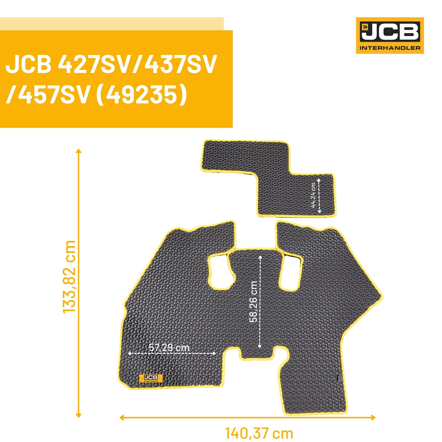 Dywanik eva 3d ładowarka 427sv 437sv 457sv dywanik do ładowarki – oryginalna część JCB | Interhandler Poznań