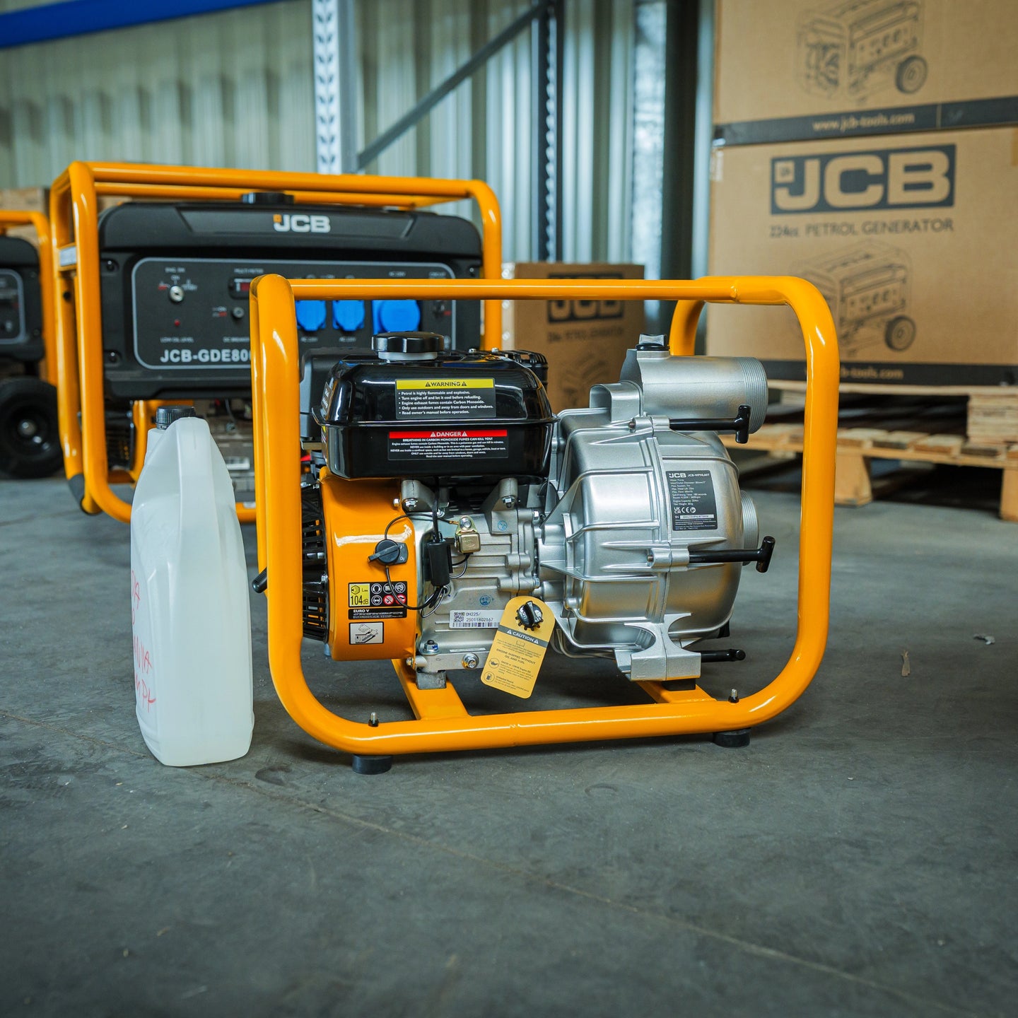 Motopompa spalinowa do wody JCB 7,5 KM (JCB-WP80TP24)