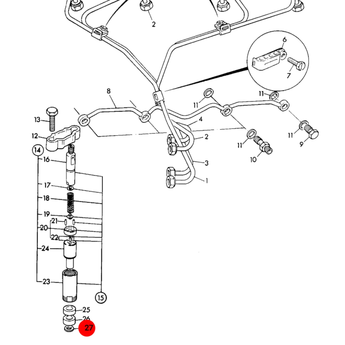 JCB Podkładka Uszczelniająca Koparka Ładowarka Części 02/100053 Oryginał