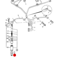 JCB Podkładka Uszczelniająca Koparka Ładowarka Części 02/100053 Oryginał