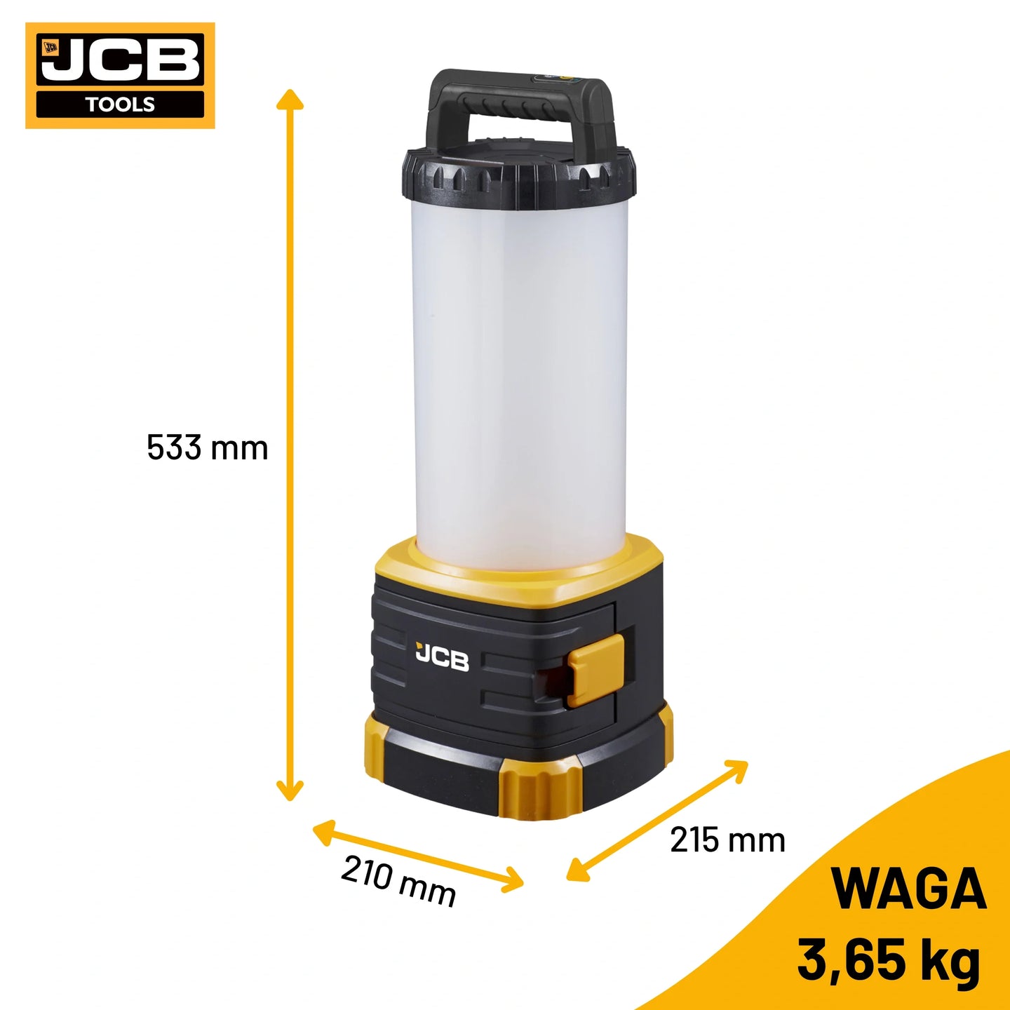 Lampy budowlane LED JCB SL-KONNECT360 7200 lm – lampa ledowa budowlana