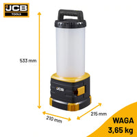 Lampy budowlane LED JCB SL-KONNECT360 7200 lm – lampa ledowa budowlana