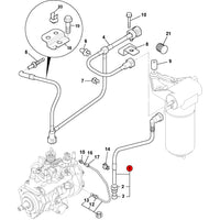 JCB Rurka Hydrauliczny Koparka Ładowarka 02/203170 Oryginał