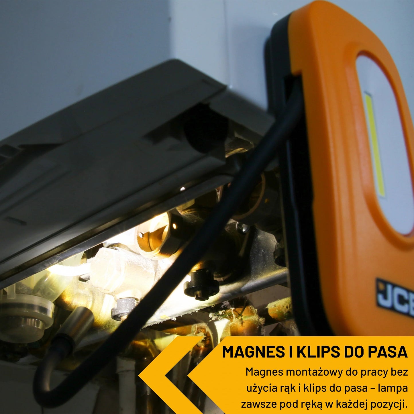 Oświetlenie akumulatorowe JCB – lampy robocze LED