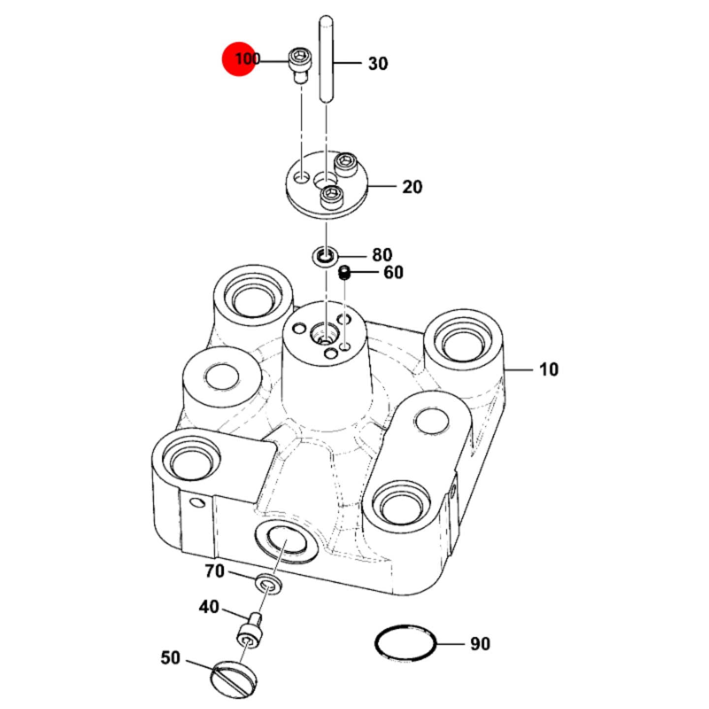 JCB Śruba Koparka Ładowarka Części 1391/3101Z Oryginał