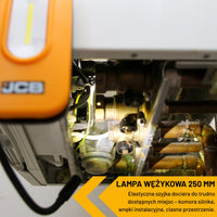 Lampa robocza LED akumulatorowa JCB – oświetlenie warsztatowe LED