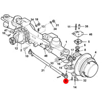 JCB Śruba Koparka Ładowarka Części Zamienne 1392/3509 Oryginał