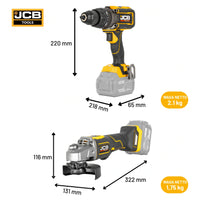 Wiertarko wkrętarki JCB 160Nm – wkrętarka udarowa