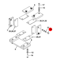 JCB Śruba Koparka Ładowarka Części Zamienne 1318/0507Z Oryginał
