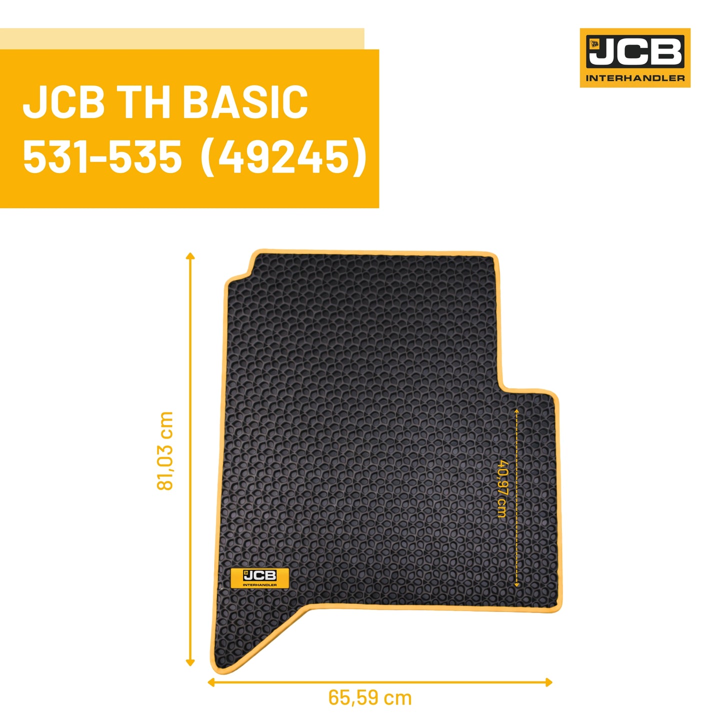 Dywanik eva 3d ładowarka TH basic – oryginalna część JCB | Interhandler Białystok