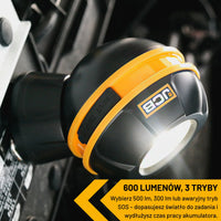 JCB Oświetlenie robocze z obrotową podstawą magnetyczną