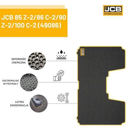 JCB Dywanik EVA 3D Minikoparka 85Z-2 86C-2 90Z-2 100C-2 49086