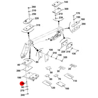 JCB Śruba Koparka Ładowarka Części 401/Z1333 Oryginał