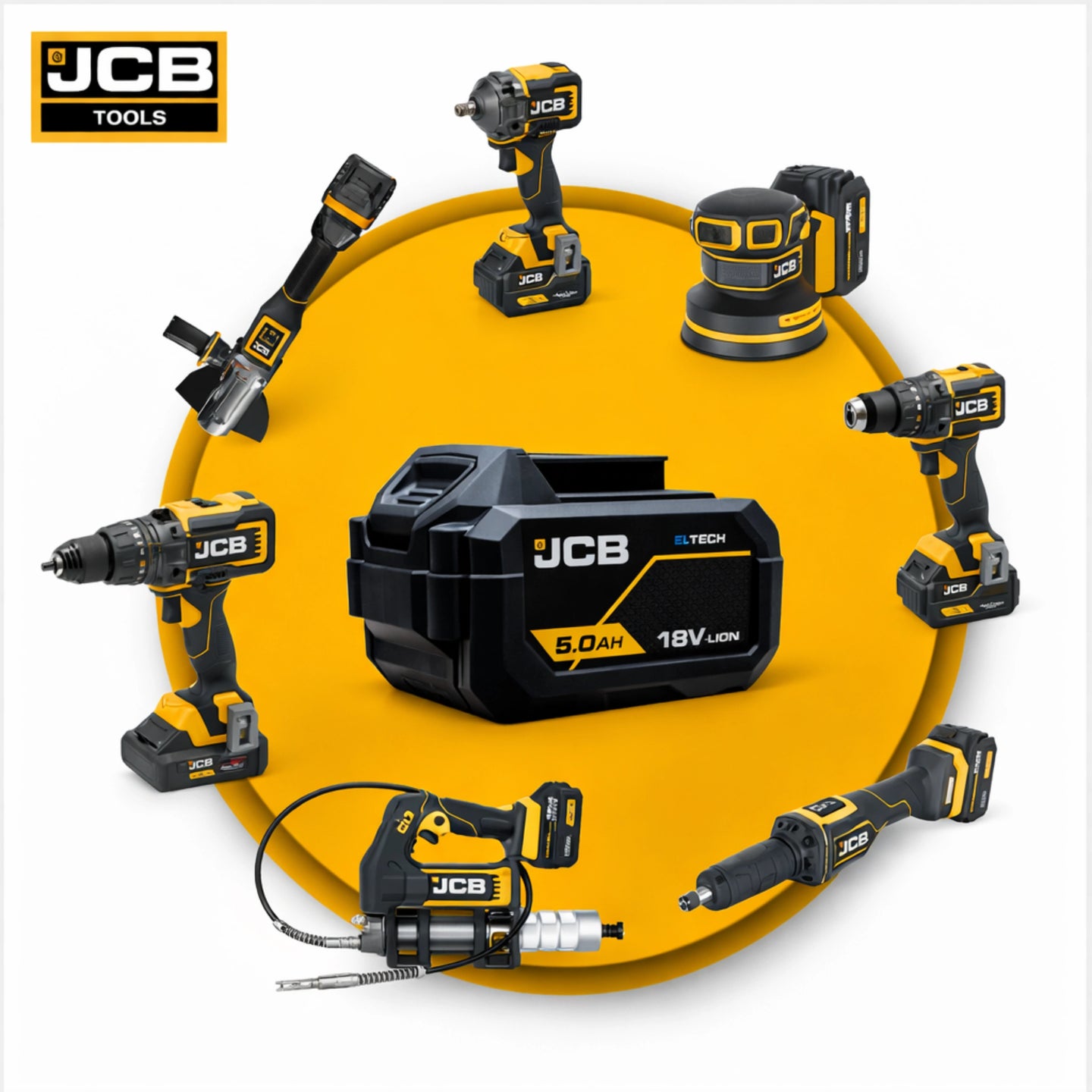 Akumulator JCB 18V Li-Ion 18V 5.0 Ah – do elektronarzędzi akumulatorowych
