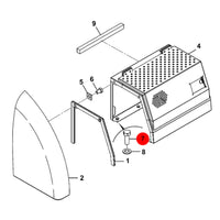 JCB Śruba Koparka Ładowarka Części Zamienne 1316/0508D Oryginał