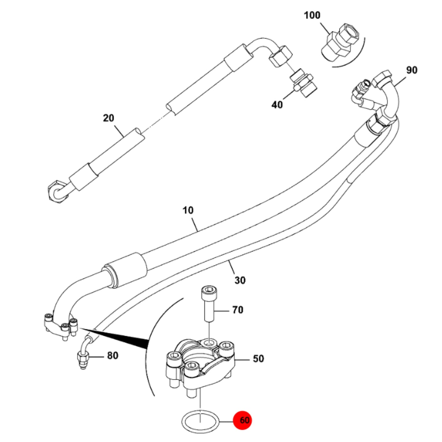 JCB Oring 32.51 X 3.81 Pu9 Koparka Ładowarka 3CX 4CX 828/00021 Oryginał