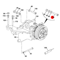 JCB Śruba M10x45 Koparka Ładowarka Części 1391/3411D Oryginał