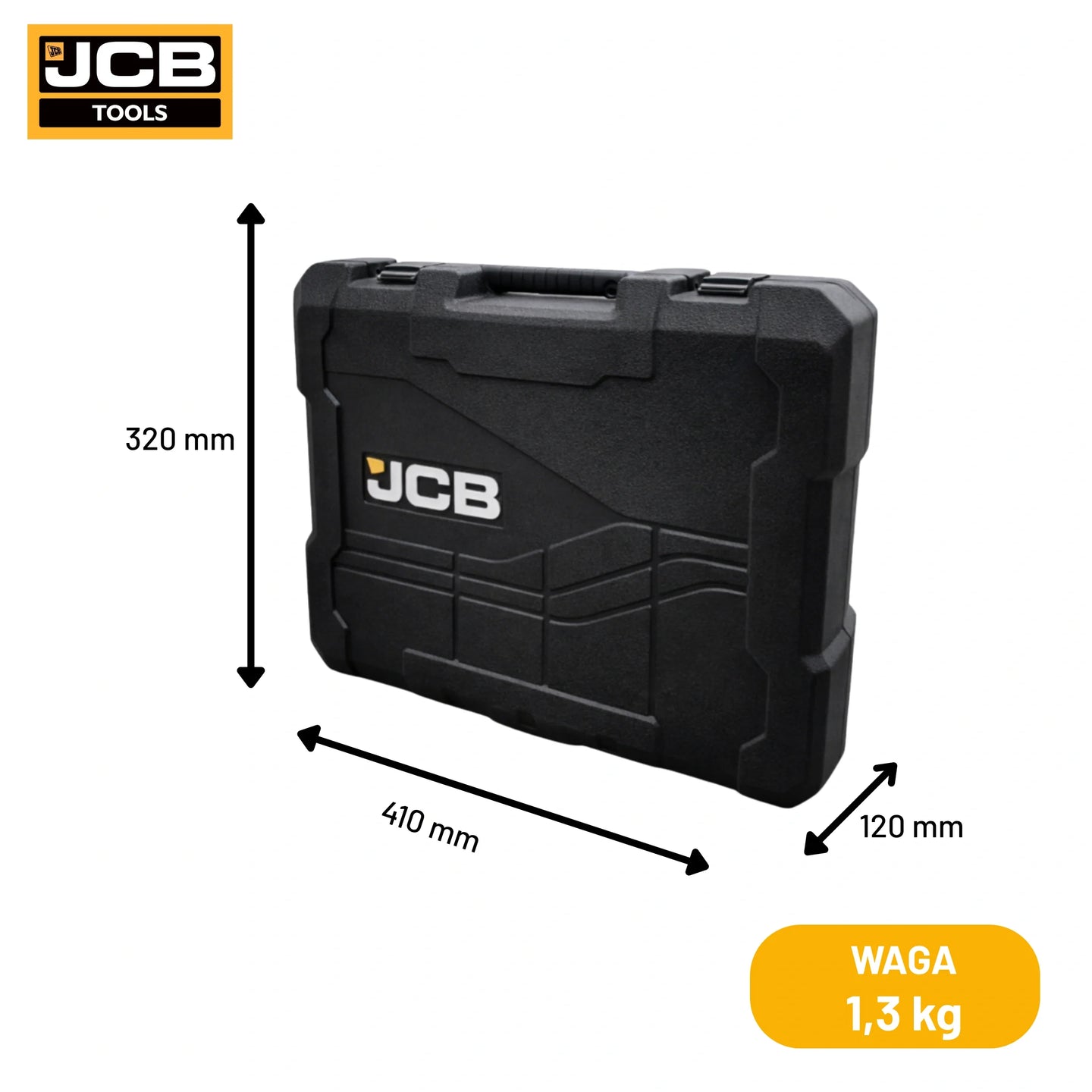 Case narzędziowy JCB 120mm – kufer narzędziowy