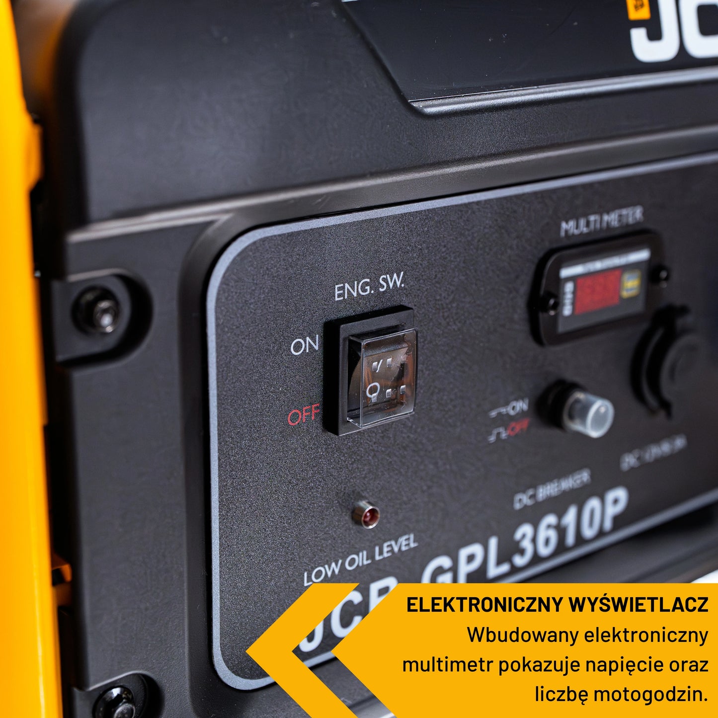 Agregat prądotwórczy JCB 3,6 kW – z AVR do domu i na budowę