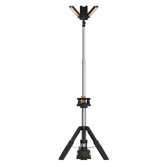 Lampa budowlana LED JCB 8400 lm – lampa budowlana akumulatorowa