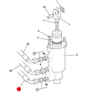 JCB Wąż Hydr. 3/8"Bspx1500 Hydrauliczny Koparka 629/80127 Oryginał