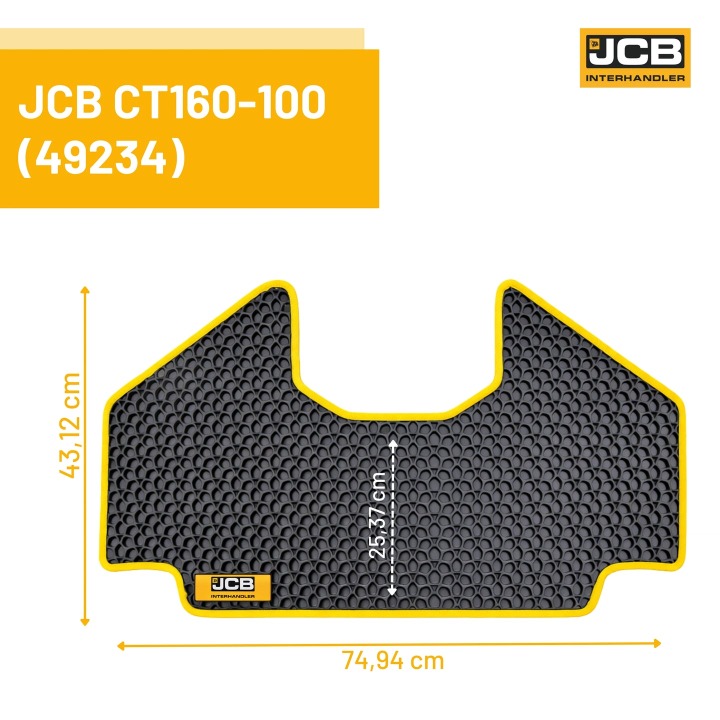 Dywanik eva 3d walec – oryginalna część JCB | Interhandler Kielce
