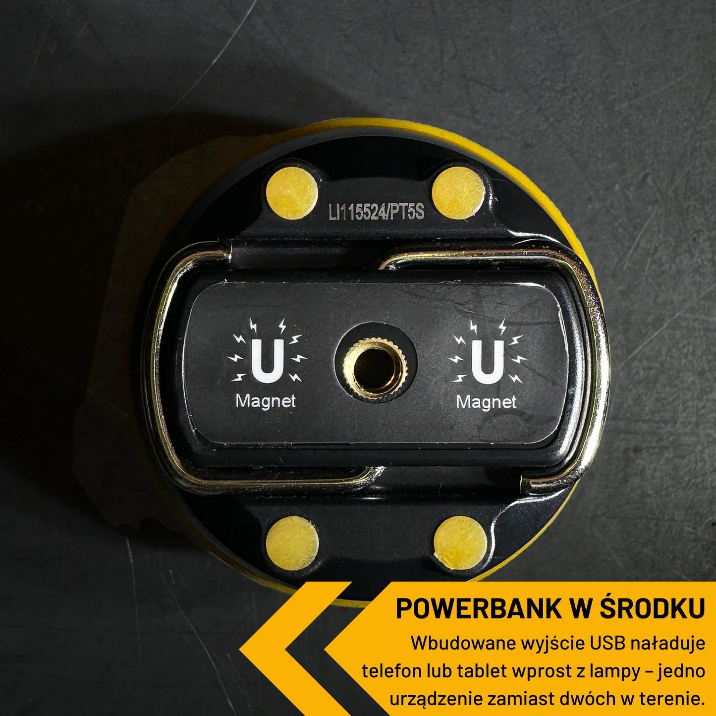 JCB Oświetlenie robocze z obrotową podstawą magnetyczną