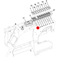 JCB Przełącznik Koparka Ładowarka 3CX 4CX 701/E8986 Oryginał