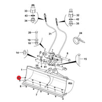 JCB Nakrętka Koparka Ładowarka Części Zamienne 1340/0702Z Oryginał